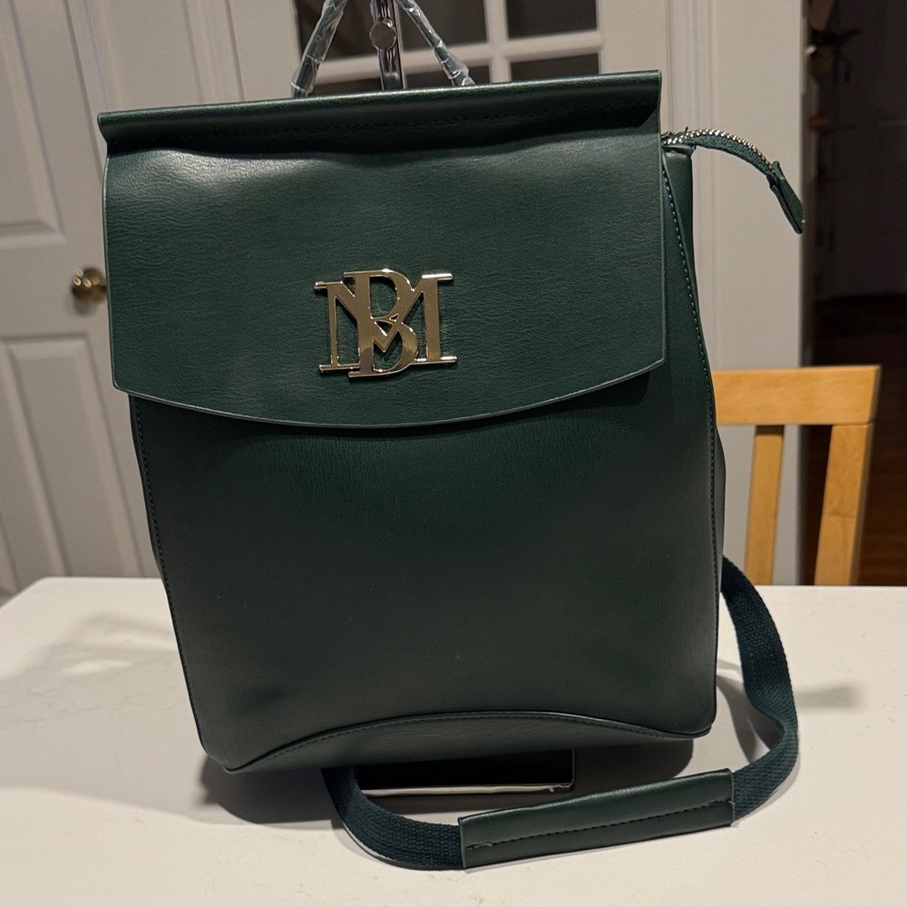 Badgley Mischka Dark Green Backpack
